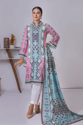 2 Pcs Unstitched Lawn SHIRT & DUPATTA RKL-1732