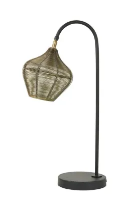 Alvaro Table Lamp - Antique Bronze & Matt Black Finish