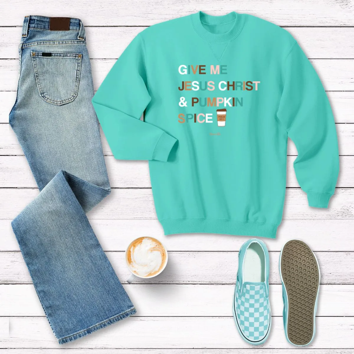 Blessed Girl Womens Sweatshirt Give Me Jesus Christ