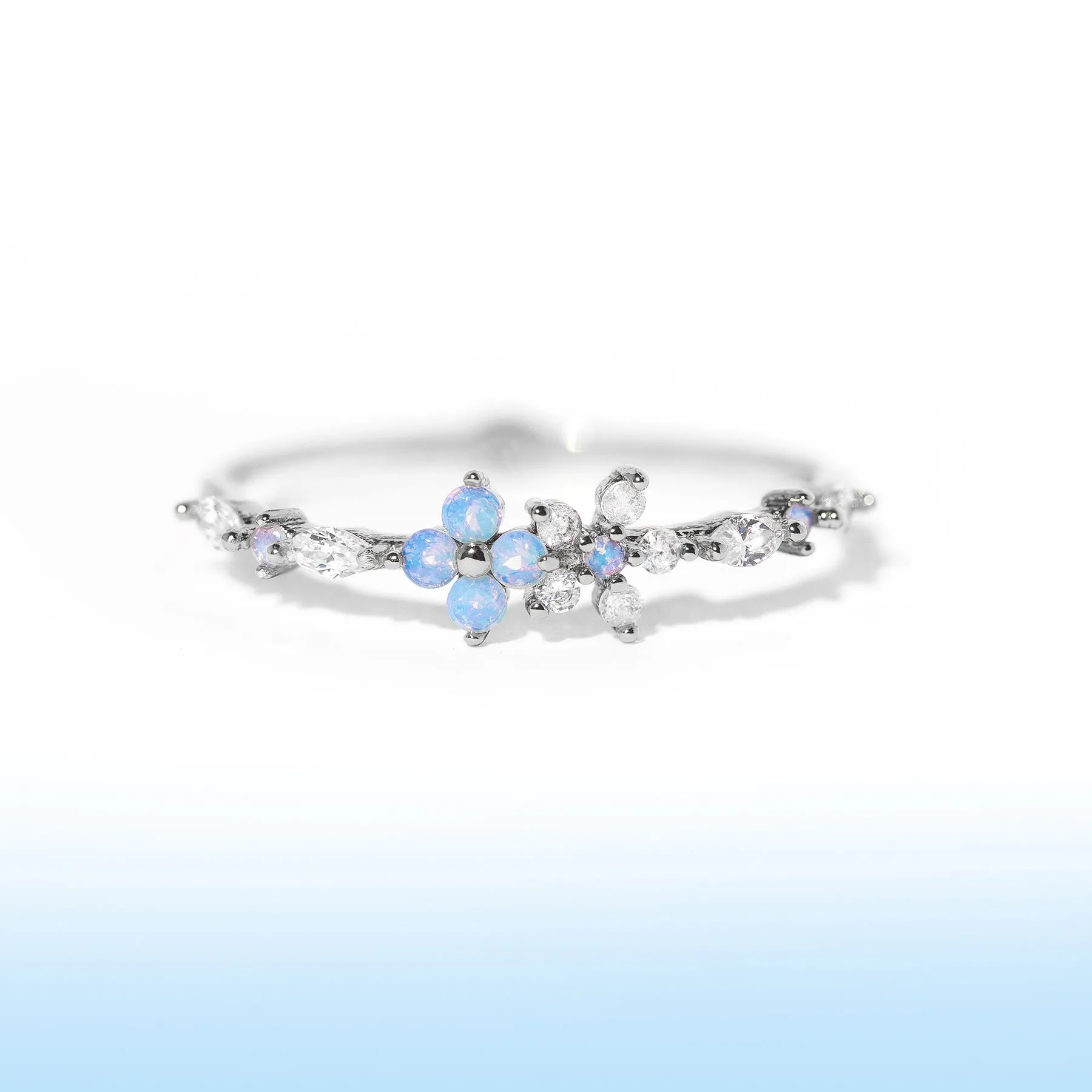 Blue Blossom Garden Ring