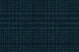 Blue Check 83% Wool 8% Silk 8% Linen 1% Lycra (Ref-779706)