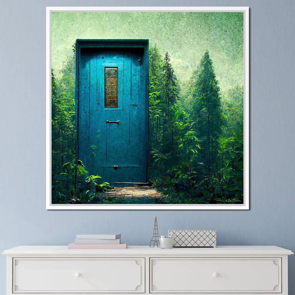 Blue Door in the Green - Ben Heine