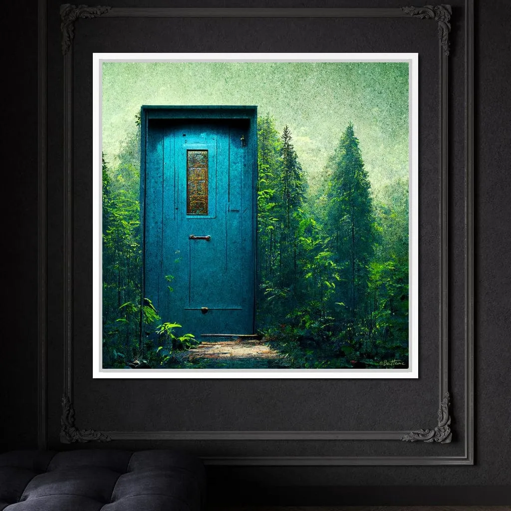 Blue Door in the Green - Ben Heine