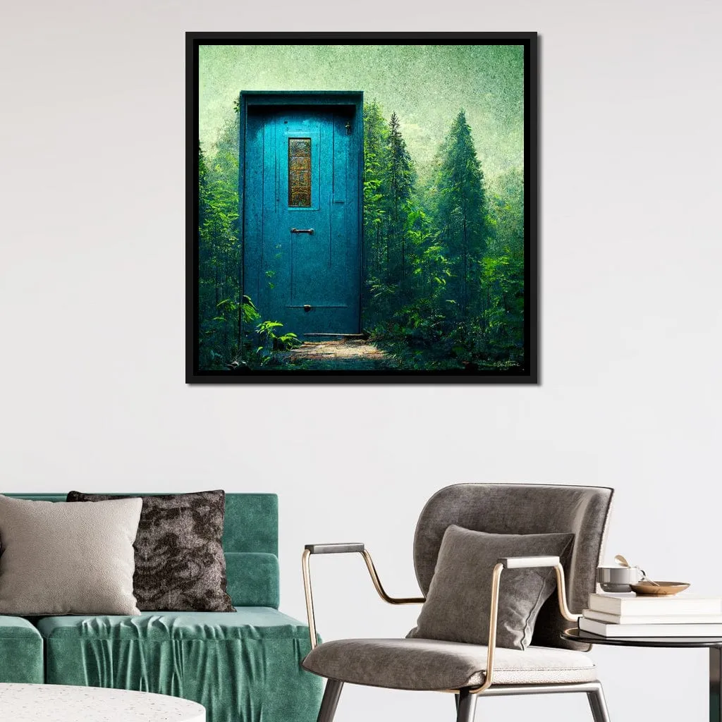 Blue Door in the Green - Ben Heine