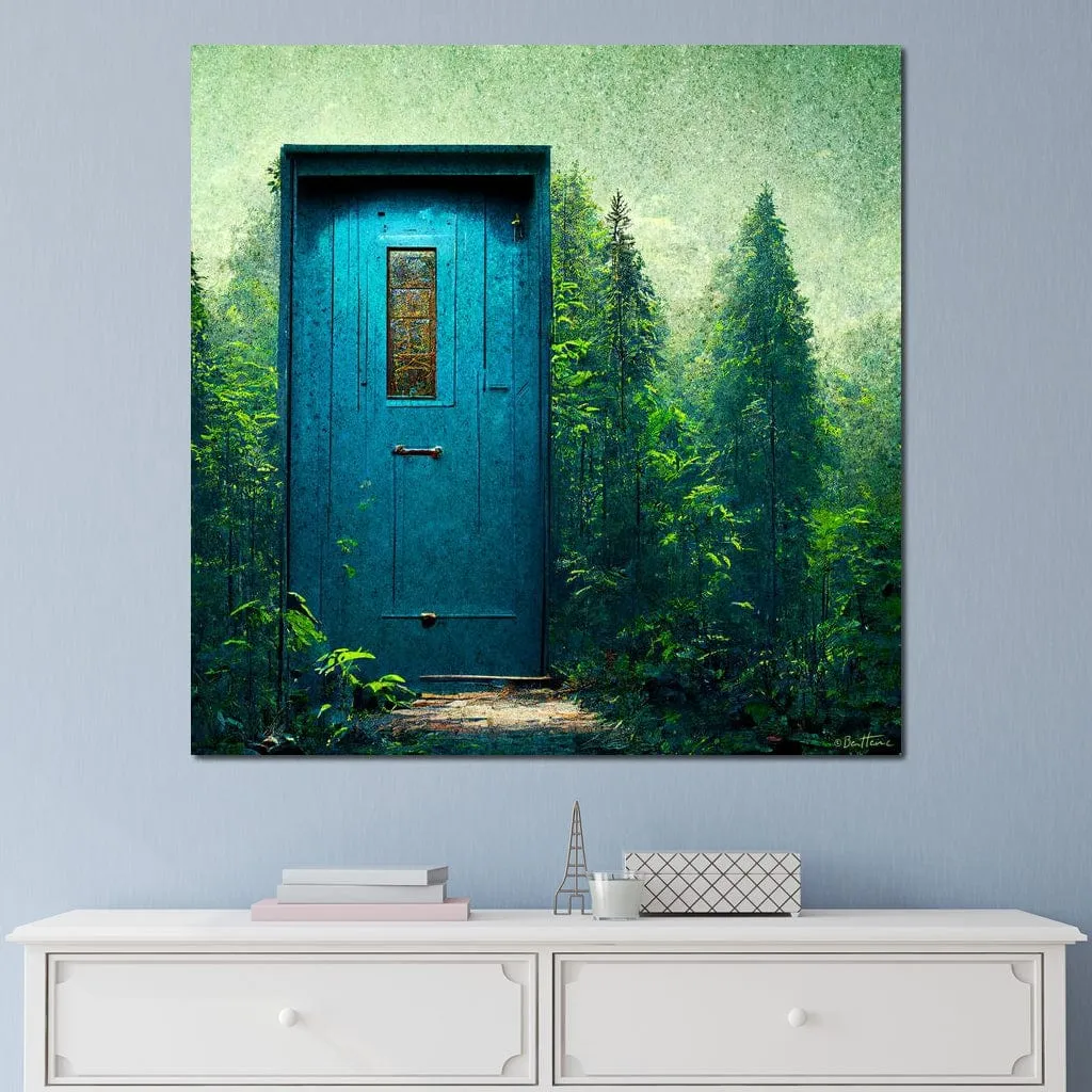 Blue Door in the Green - Ben Heine