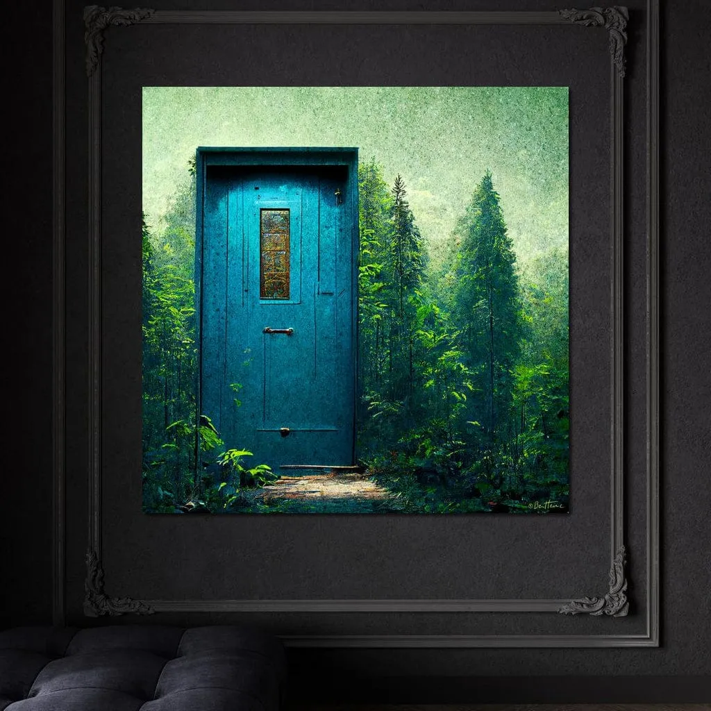 Blue Door in the Green - Ben Heine