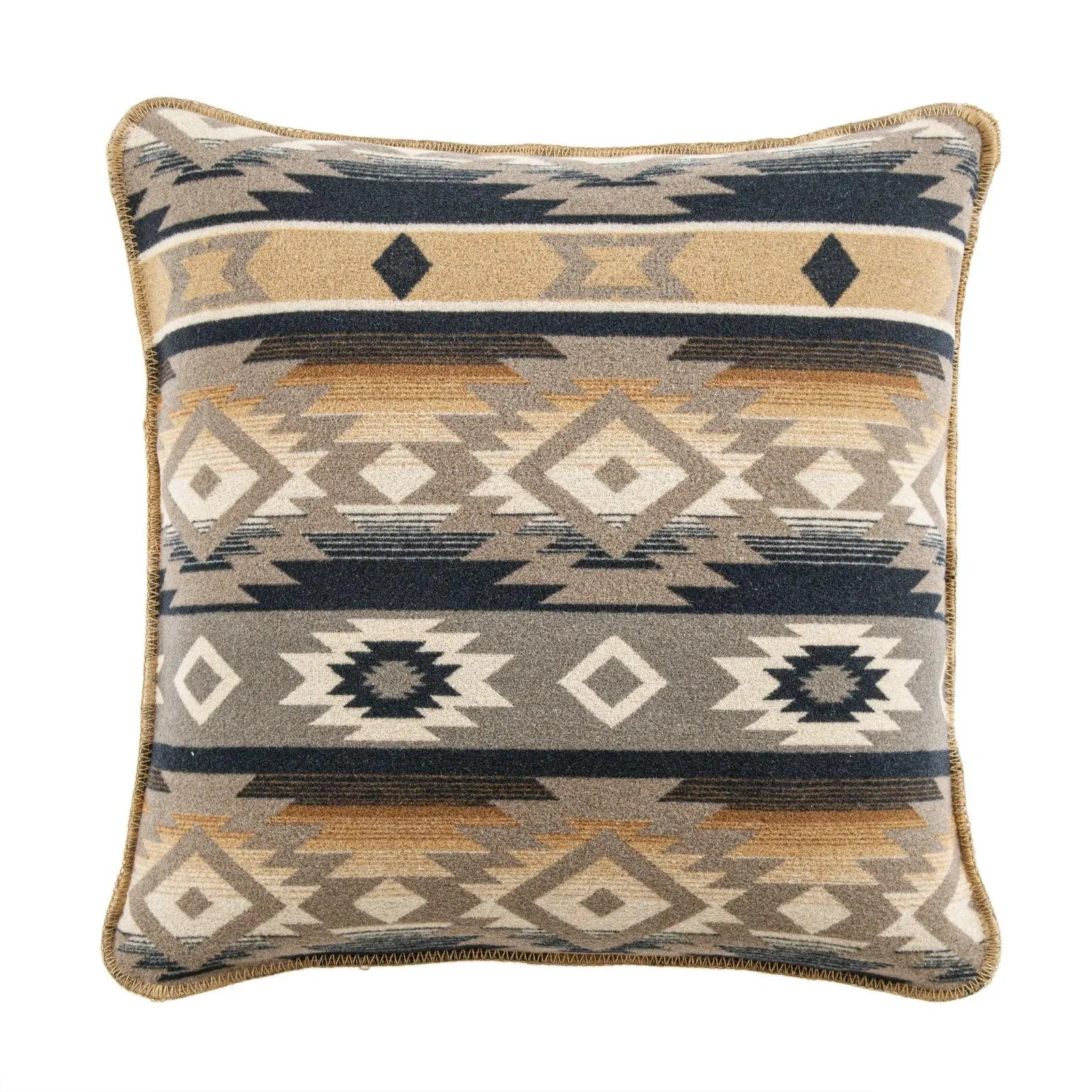 Cascada Desert Wool Blend Square Pillow