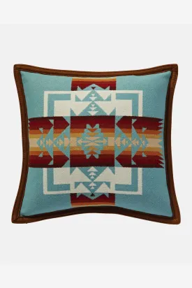 Chief Joseph Pillow Aqua