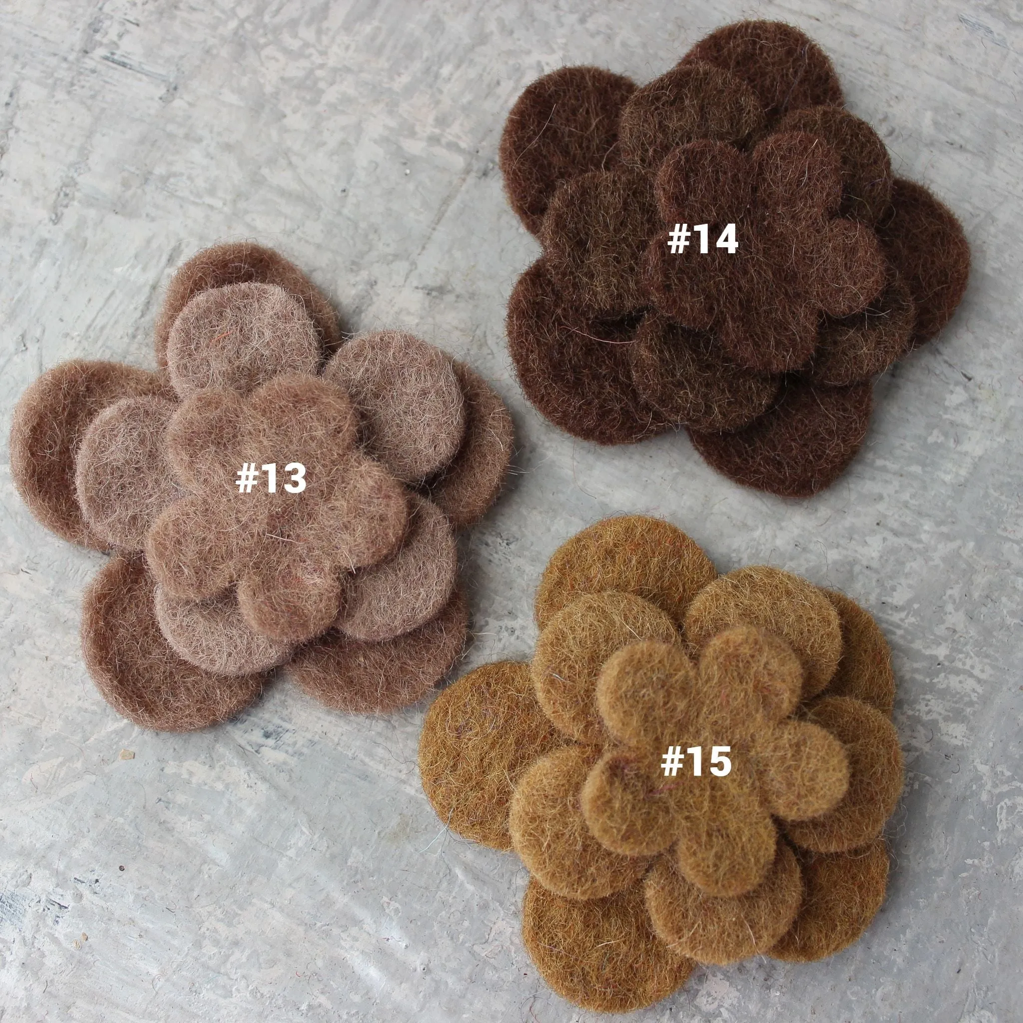 Felt Flowers