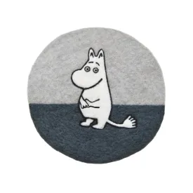 Felted Pot Stand Moomintroll Grey