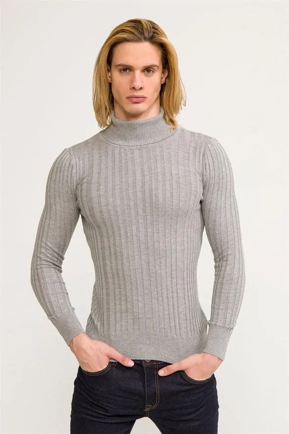 Grey Turtleneck