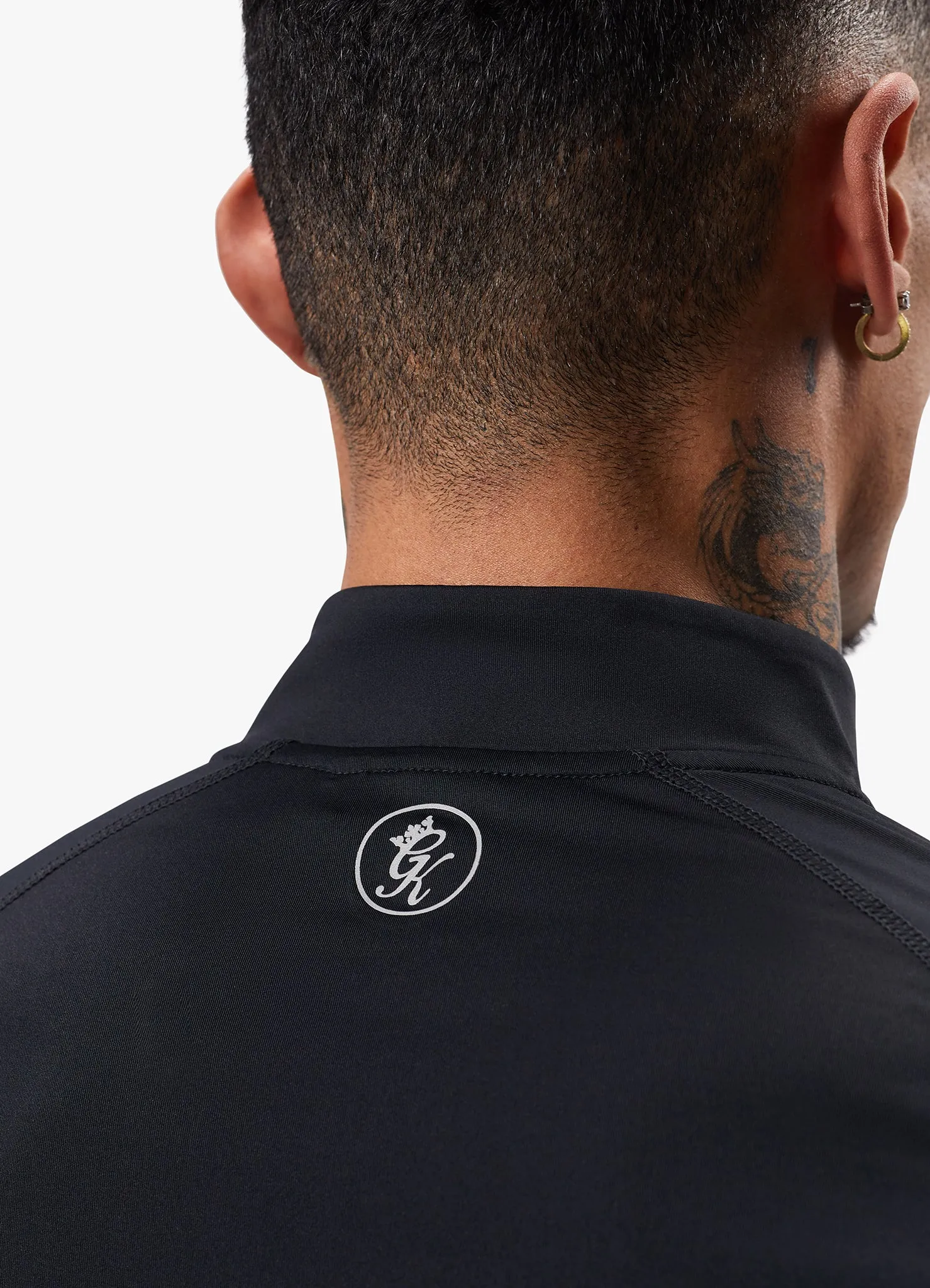 Gym King Energy 1/4 Zip Funnel - Black