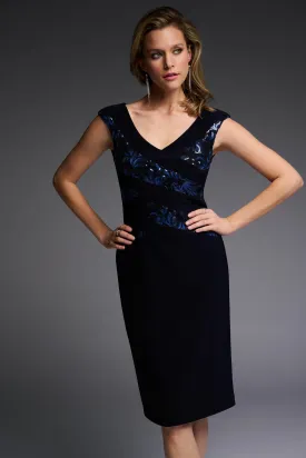 Joseph Ribkoff Midnight Blue Dress Style 223729