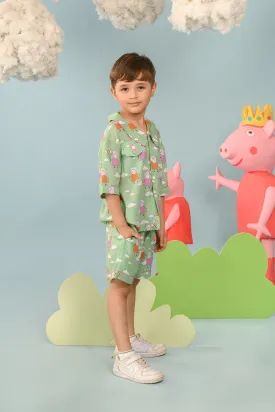 Kelly- Peppa Pig Shorts Set For Boys