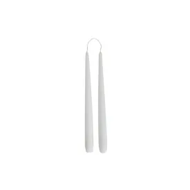 Medium Fukai Taper Candles Set of 2 - White