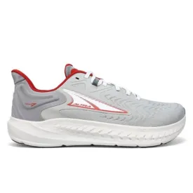 Mens Altra Torin 7 Running Shoes - Gray/Red Performance Sneakers for Comfort & Support