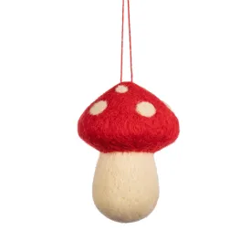 Mushroom Hanging Decoration By Sass & Belle