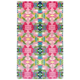 Pink Paradise Hand Knotted Wool Rug