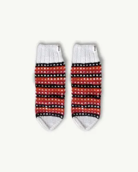 Prism Hearts Angora Wool Socks