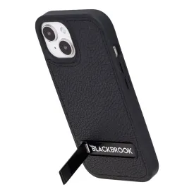 Reed iPhone 15 Snap-On with Stand Case, Pebble Black