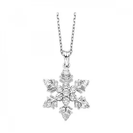 Silver Snowflake Pendant