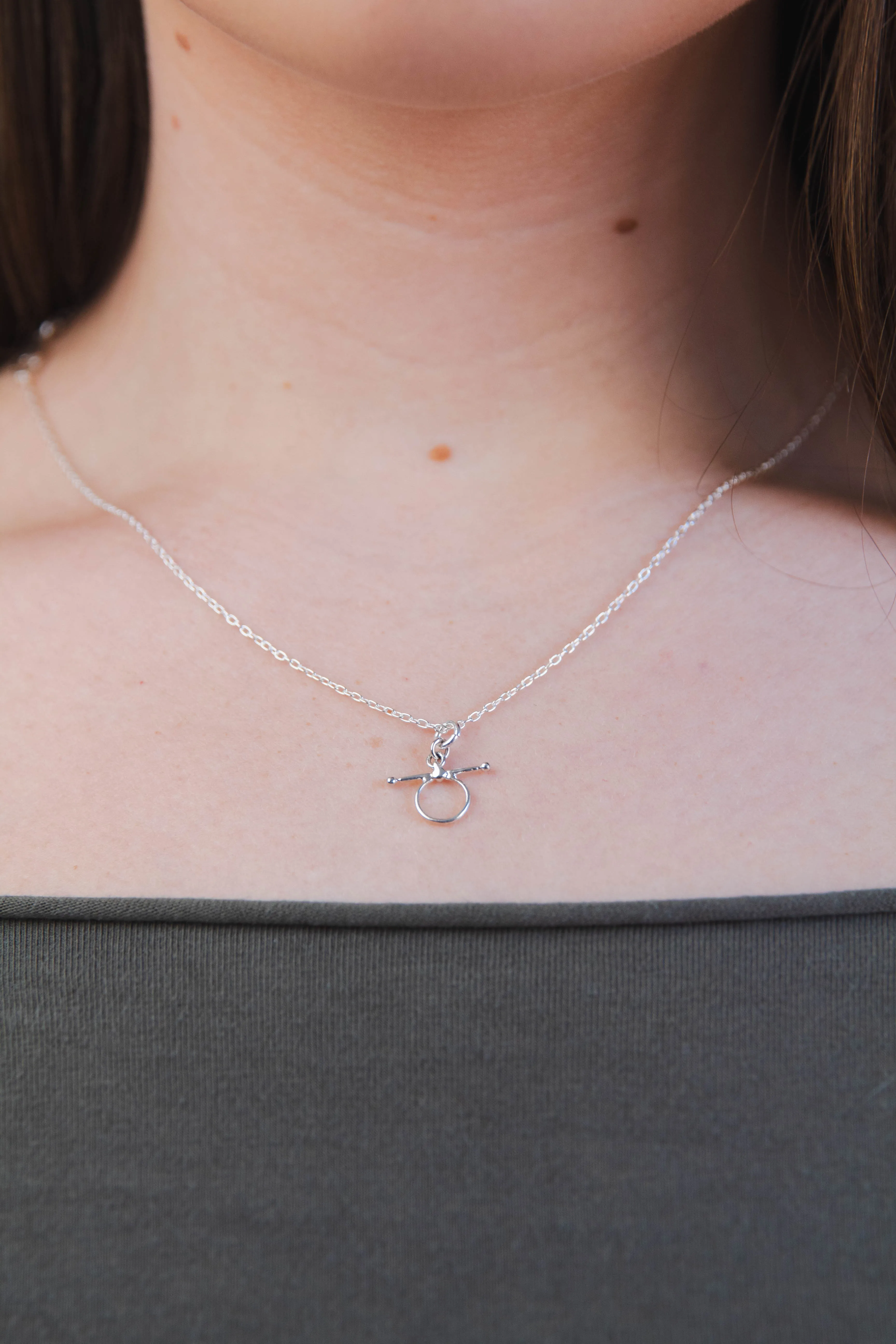 Small Fulmer Bit Charm Necklace