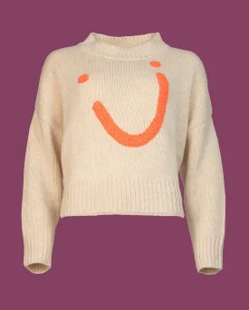 Smile Jumper - Natural and Fluro