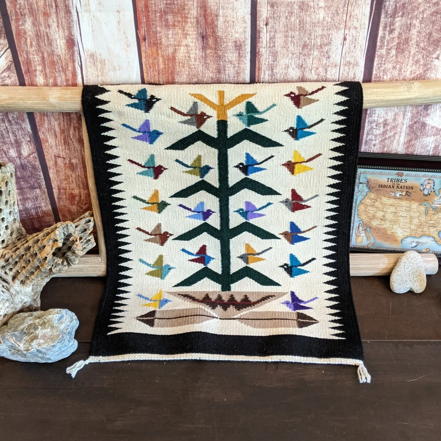 Tree of Life Navajo Rug by Wenora Joe SWT-NN161