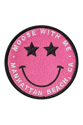 Velcro Patch Star Smiley Face Manhattan Beach California