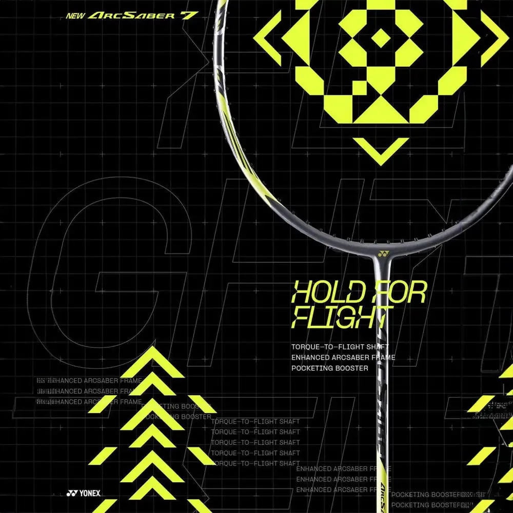 Yonex ArcSaber 7 Play (Gray/Yellow) - PreStrung