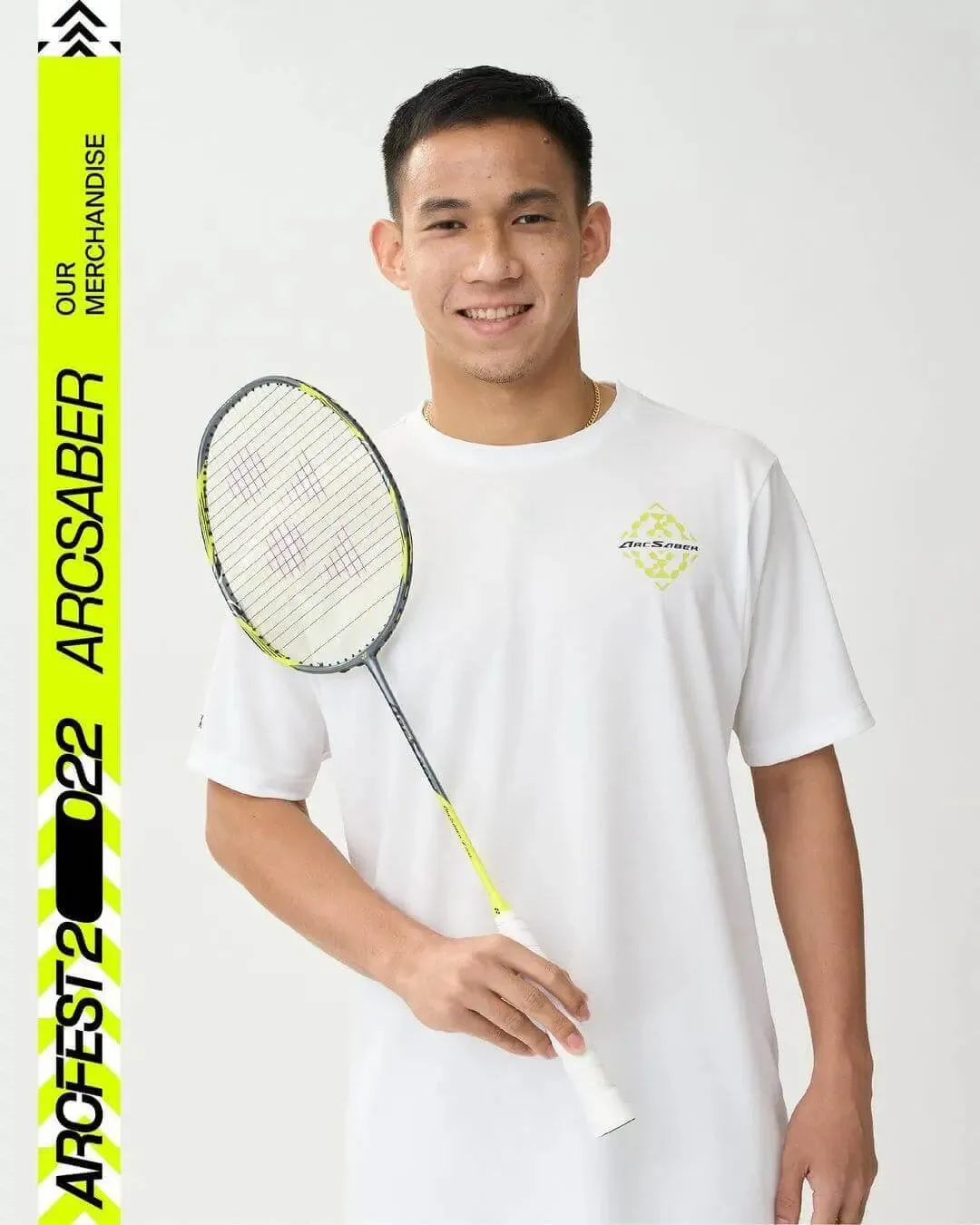 Yonex ArcSaber 7 Play (Gray/Yellow) - PreStrung